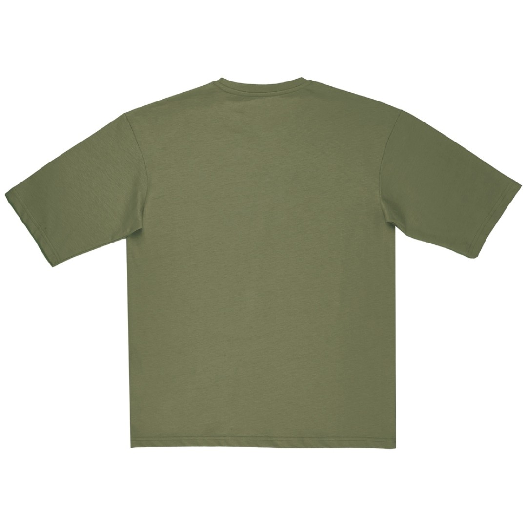 Футболка Berlin к/р оверсайз, 100% хлопок, 180гр, хаки