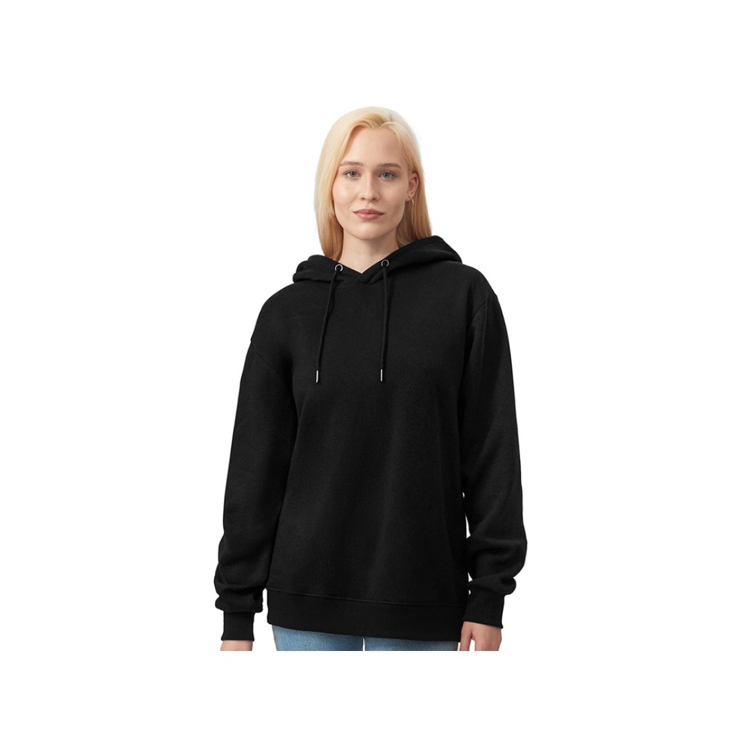 Толстовка с капюшоном оверсайз «Lisbon» унисекс, черный