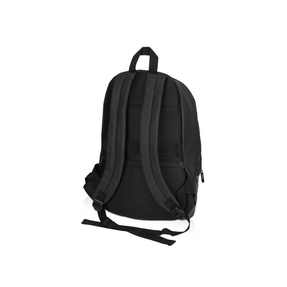 Рюкзак Glam для ноутбука 15'' из мягкой экокожи, черный