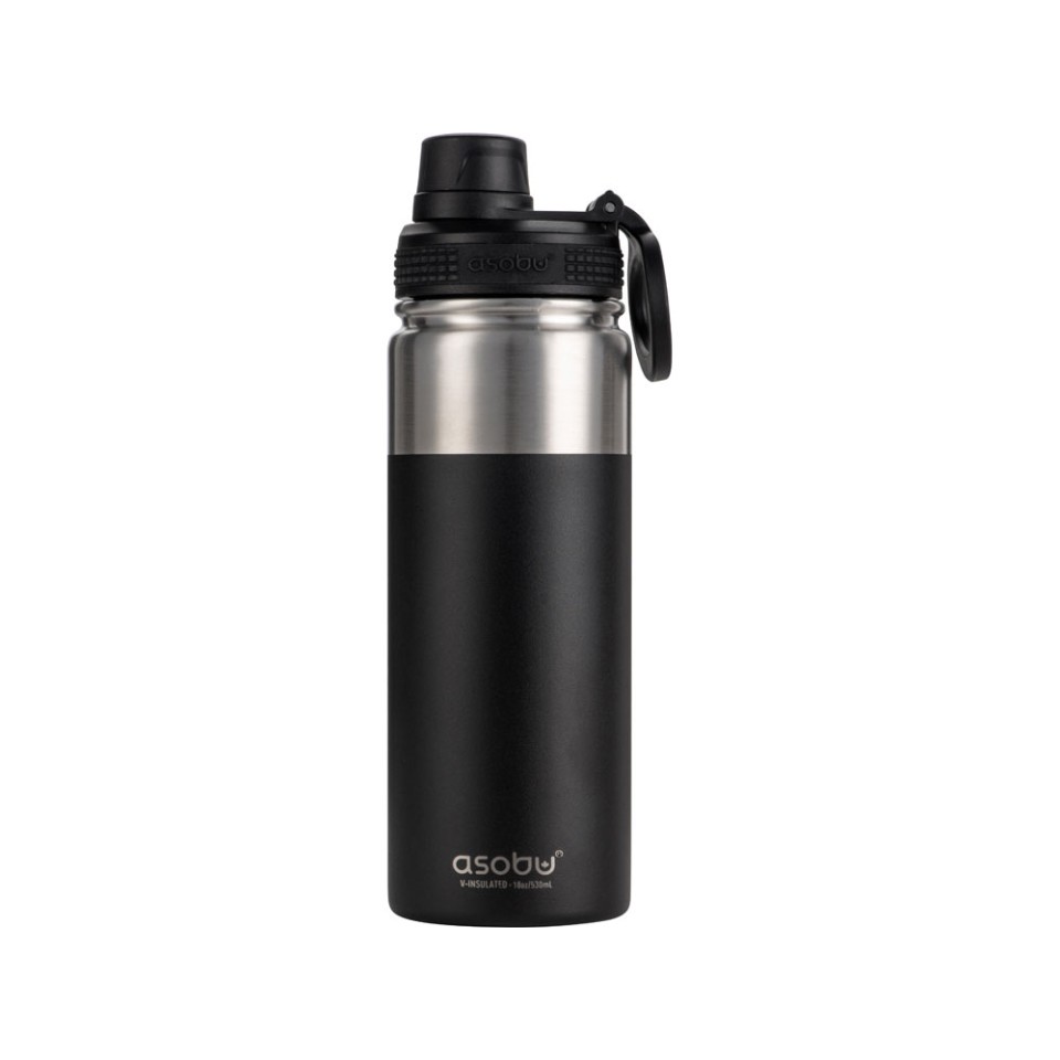 Вакуумная термобутылка «ALPINE FLASK», 530 мл, черный