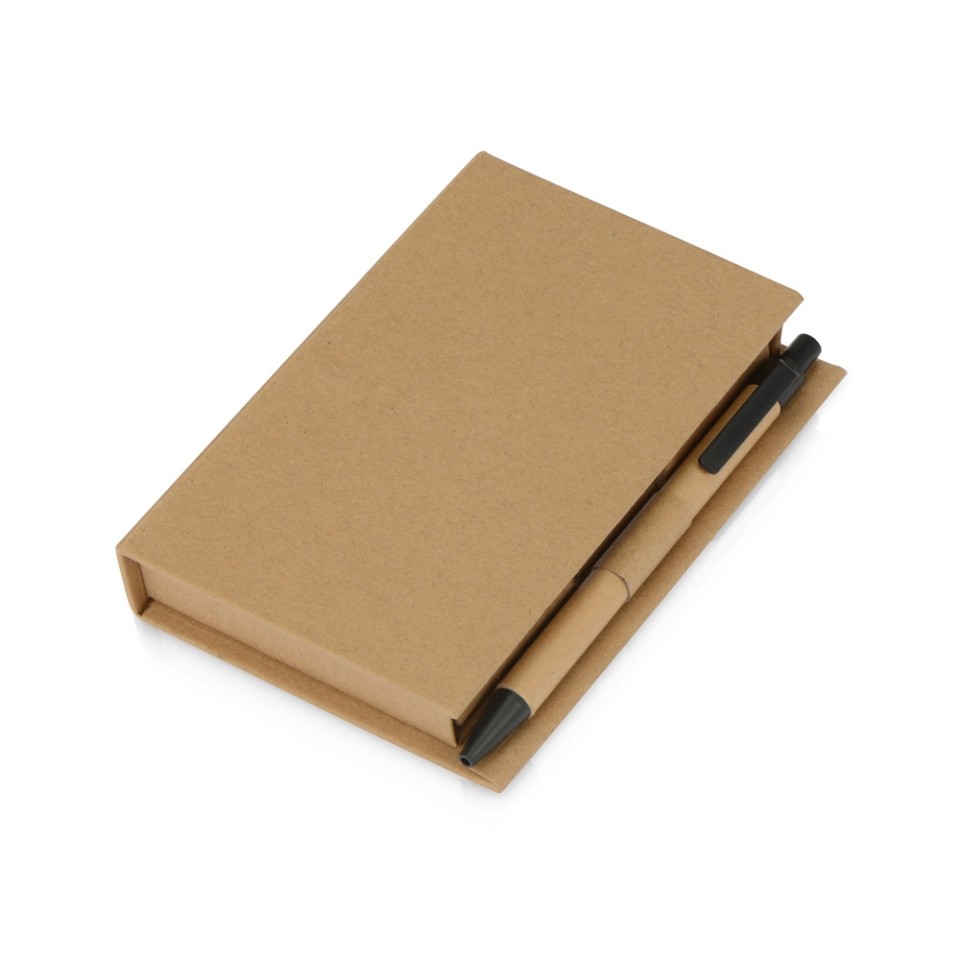 Канцелярский набор для записей "Stick box", натуральный