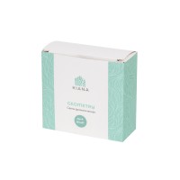 Свеча в декоративном стакане "Geometry", черный