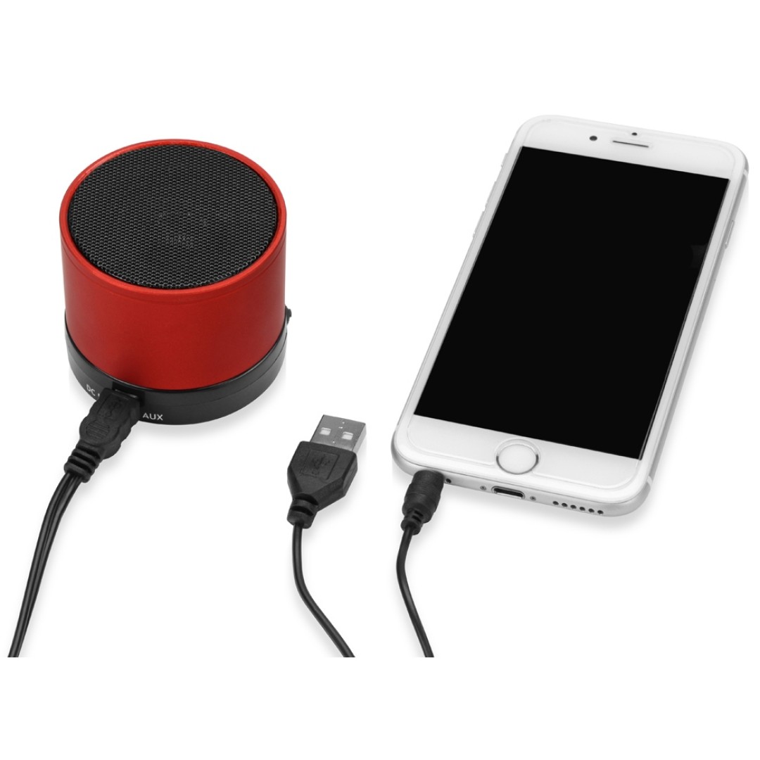 Беспроводная колонка "Ring" с функцией Bluetooth, красный