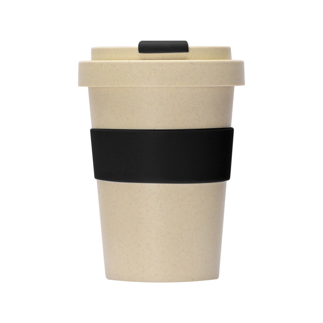 Стакан из пшеничного волокна «Flava», черный