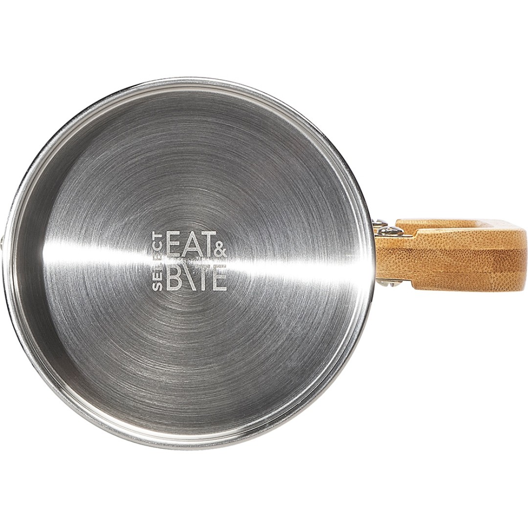 Френч-пресс в стальном корпусе и ручкой из бамбука «Coffee break», 1000 мл (Р)