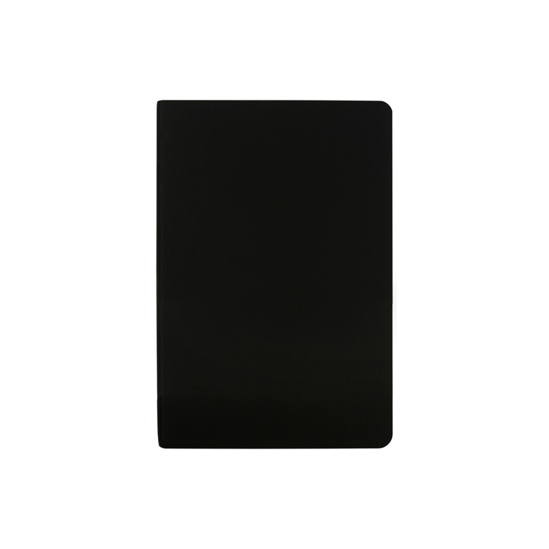 Бизнес тетрадь А5 "Megapolis flex" 60 л. soft touch клетка, черный