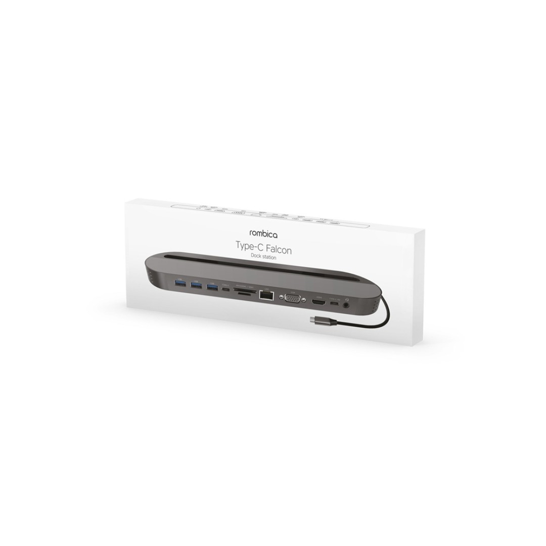 Хаб USB Type-C 3.0 для ноутбуков «Falcon», серый