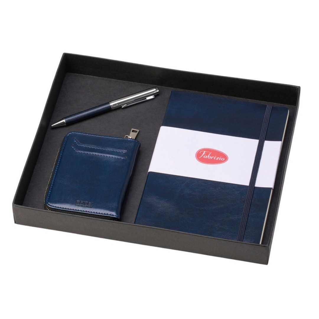 Подарочный набор "Fabrizio Small", темно-синий