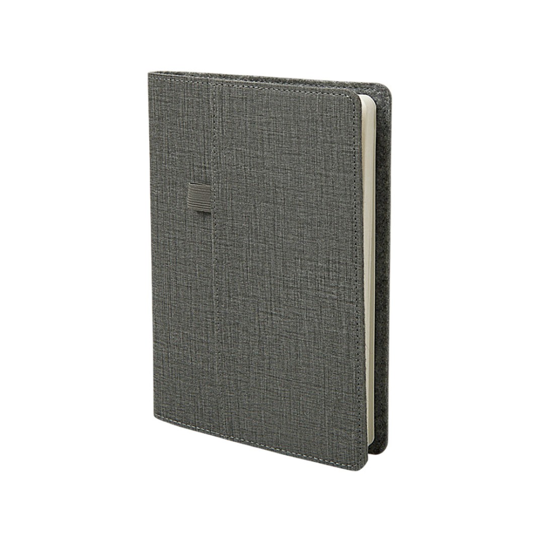 Двустороннее портфолио из рпет-фетра и искусственной кожи "Felt", серый