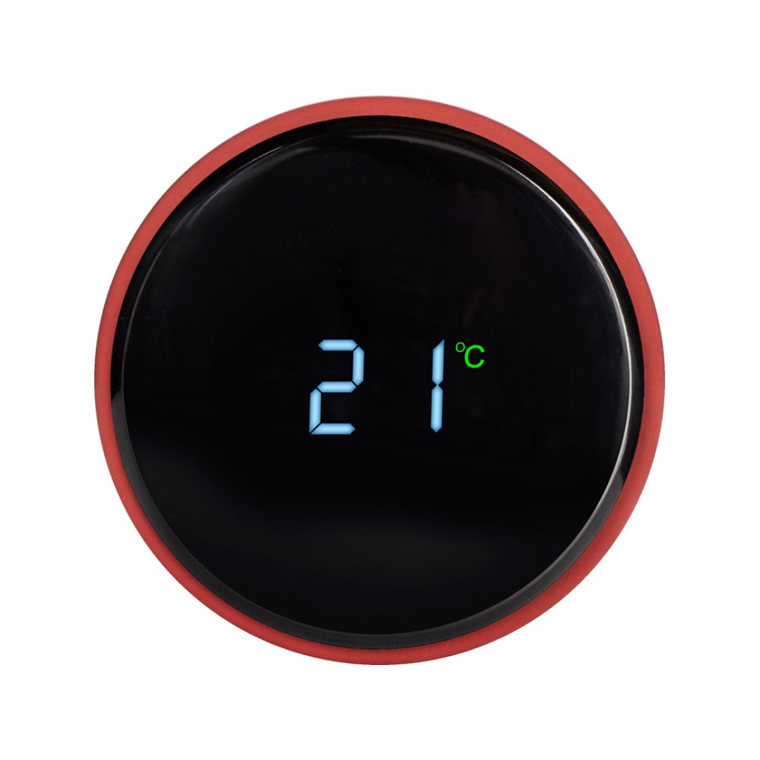 Вакуумный термос «Module X» с индикатором температуры, 500 мл, тубус, красный