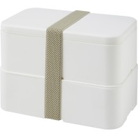 Двухслойный ланчбокс MIYO, белый