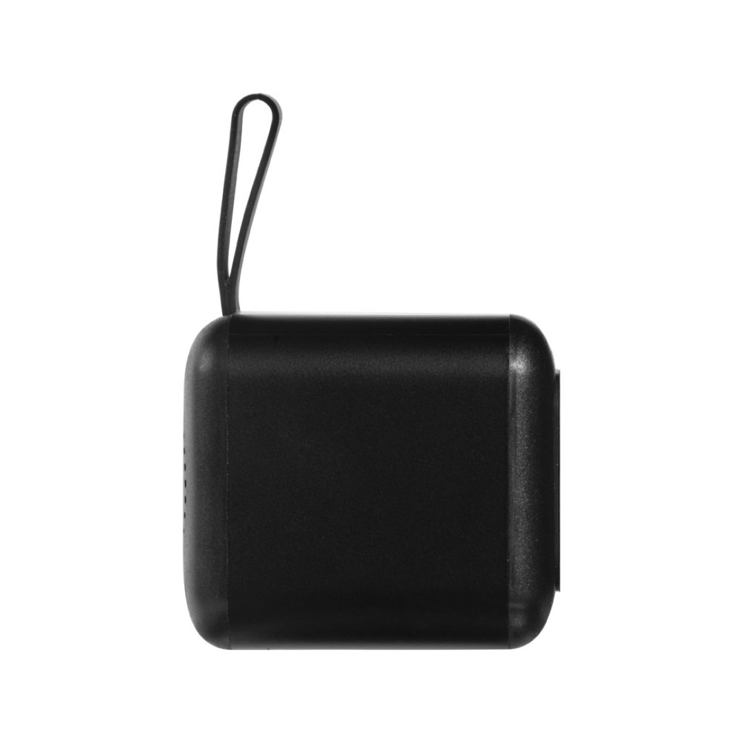 Портативная колонка TWS с подсветкой лого «Tiny», 3 Вт, черный