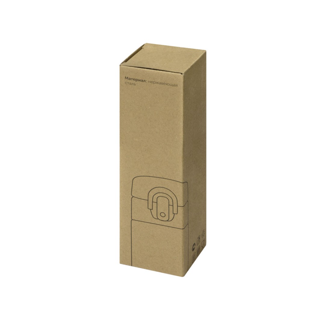 Вакуумная герметичная термокружка «Inter», белый, нерж. сталь