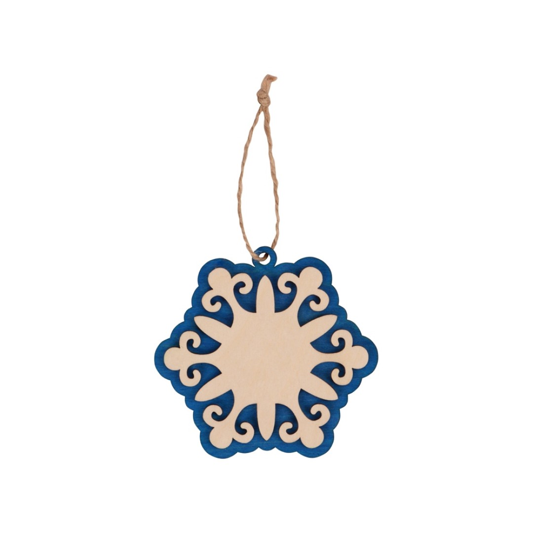 Подвеска деревянная "Кристаллик"