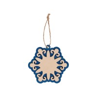 Подвеска деревянная "Кристаллик"