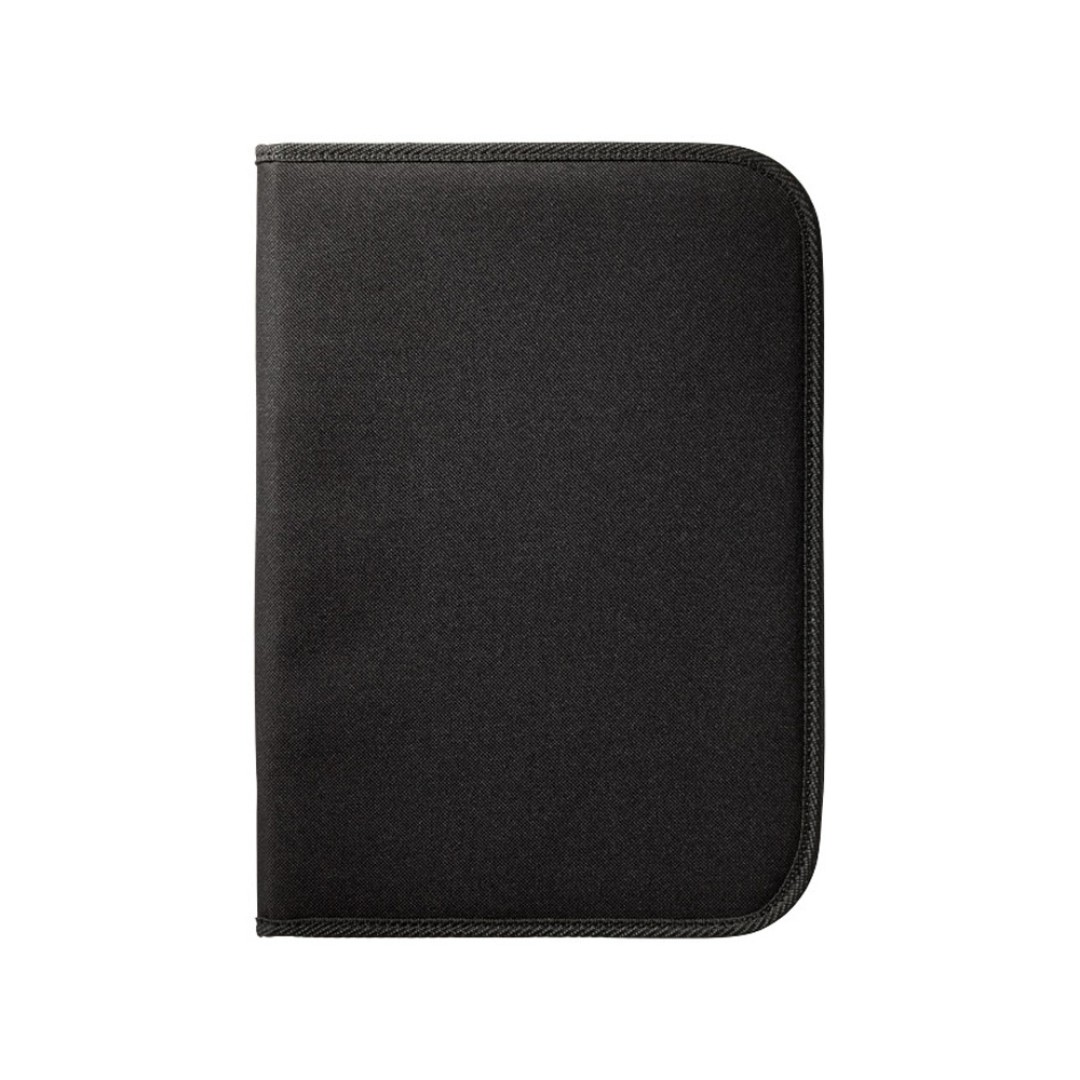 Папка А4 "Berkeley" на молнии с блокнотом, черный