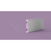 Внешний аккумулятор Rombica NEO ARIA Orchid, 10000мАч, Soft-touch, PD, QCharge, Type-C, сиреневый