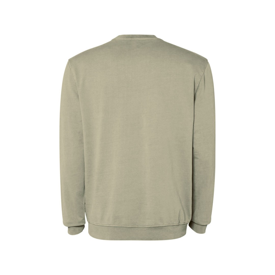 Свитшот «Jaya» унисекс, светлый хаки выстиранный