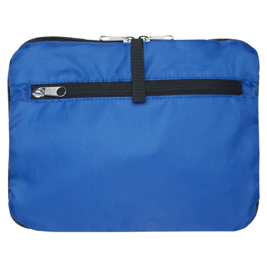 Складной рюкзак EcoFold объемом 15 л из переработанного ПЭТ-пластика - Ярко-синий