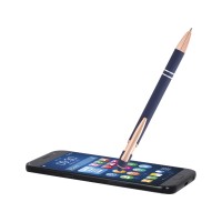 Nanna шариковая ручка с отделкой из розового золота - Синий (черные чернила)