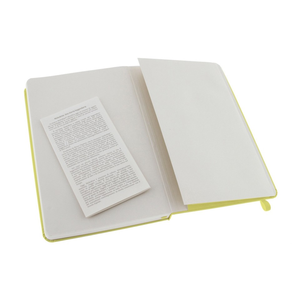 Записная книжка Moleskine Classic (в линейку) в твердой обложке, Large (13х21см), цитрусовый