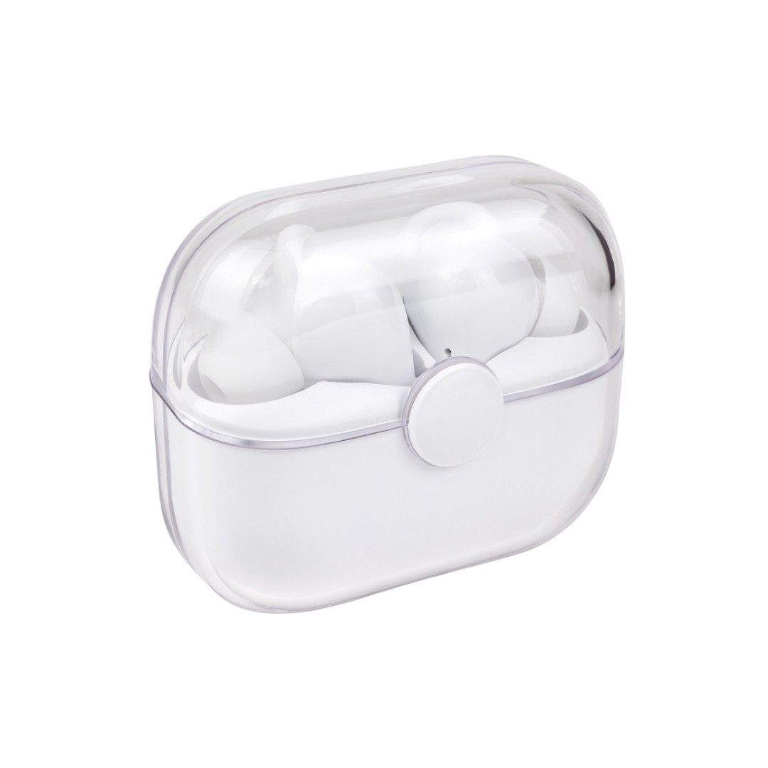 Наушники беспроводные TWS «Clarity» с шумоподавлением ENC, белый