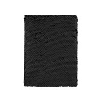 Блокнот с пайетками «Fashion», черный