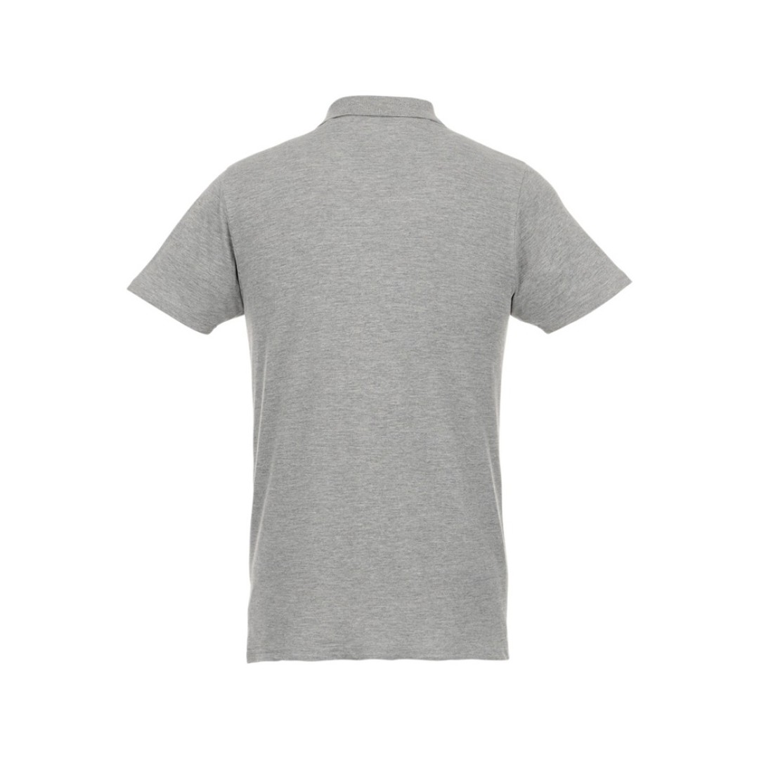 Мужское поло Helios с коротким рукавом, серый яркий