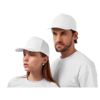 Бейсболка "Mix" 5-ти панельная 180 гр, белый