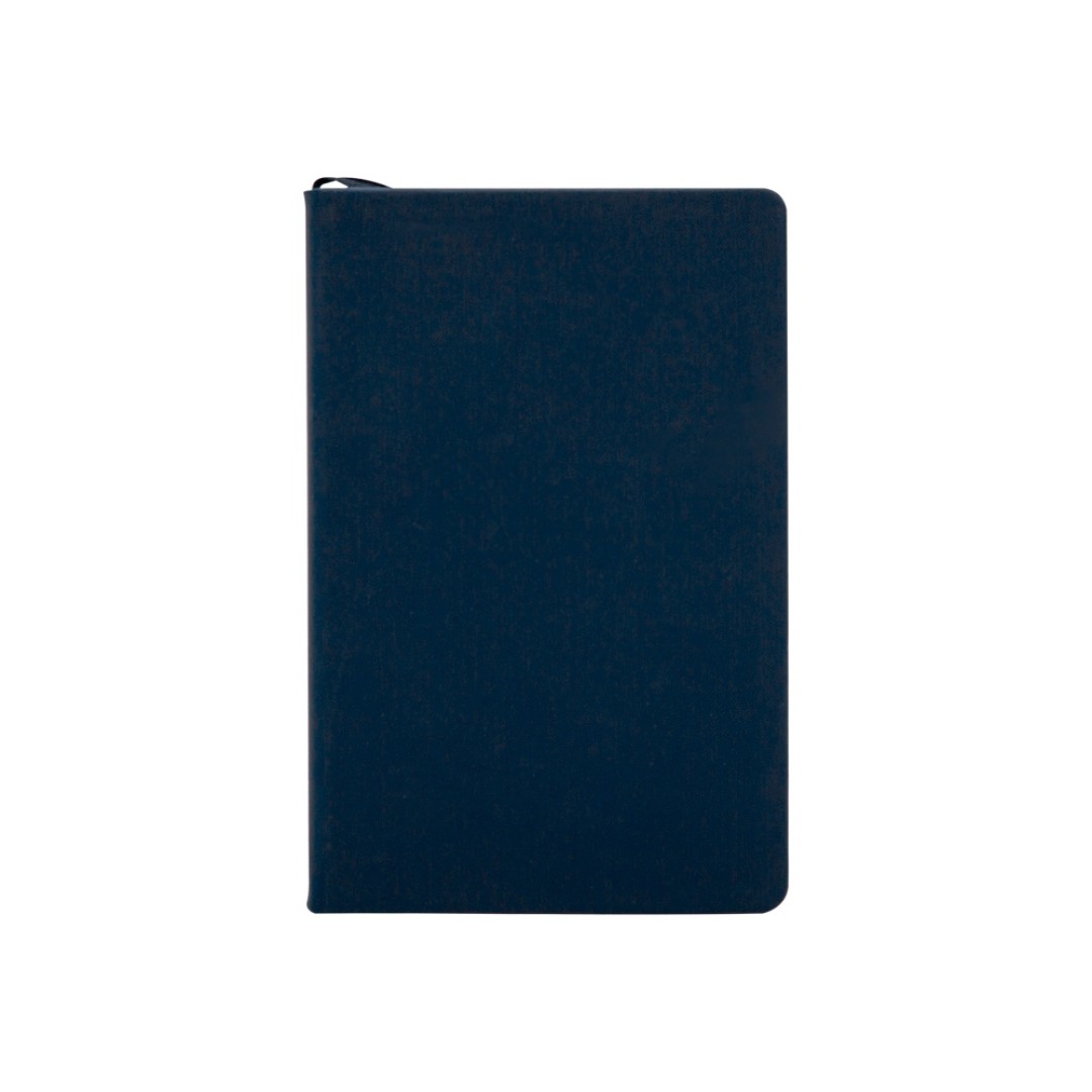 Бизнес-блокнот "С3" софт-тач с магнитом, твердая обложка, 128 листов, темно-синий