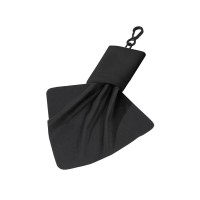 Очищающая салфетка «Neat» из микрофибры в чехле, черный