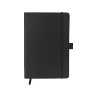 Блокнот "ColorNote Black", твердая обложка A5, 80 листов, черный