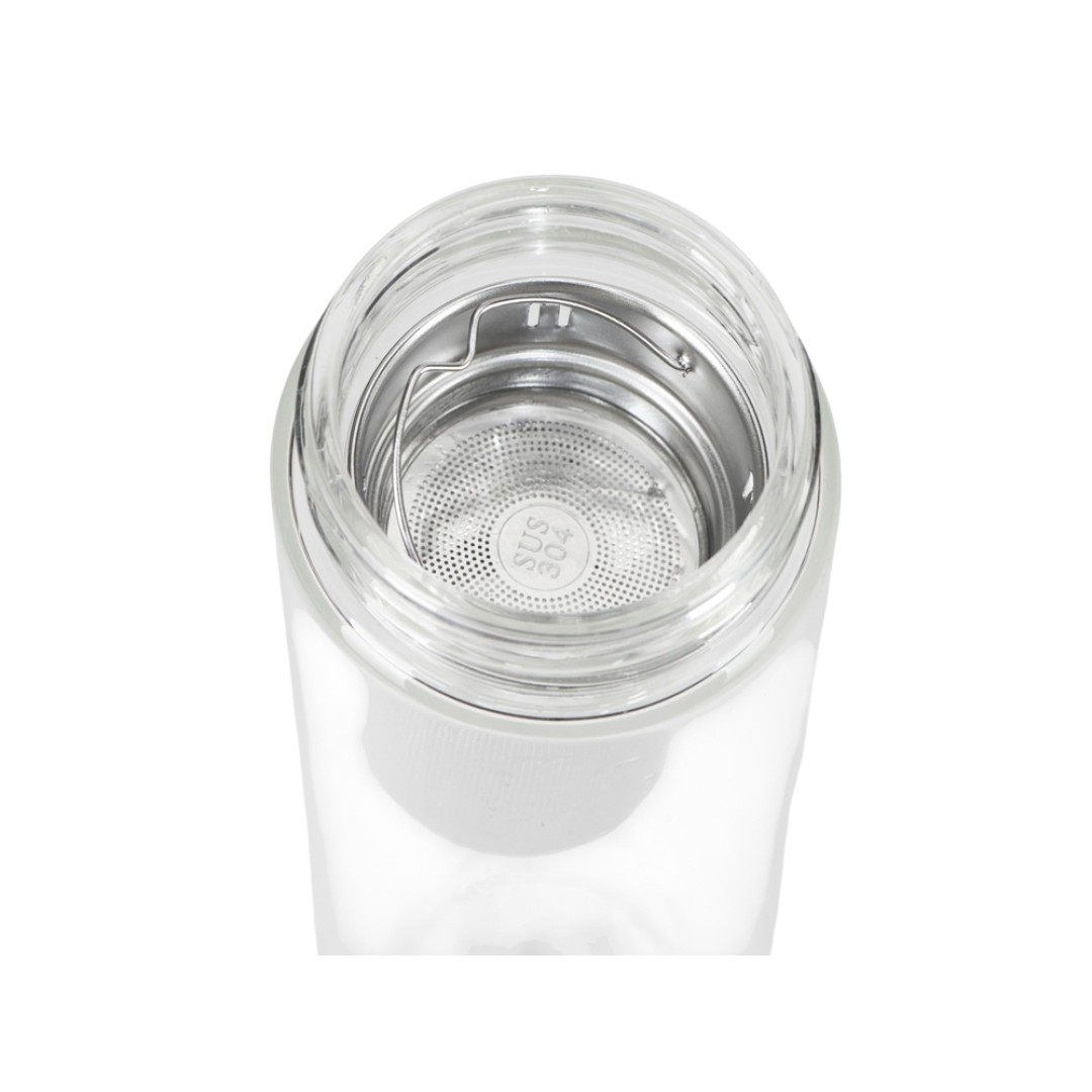 Стеклянный термос с индикатором температуры "Tapp", 500 мл, серебристый