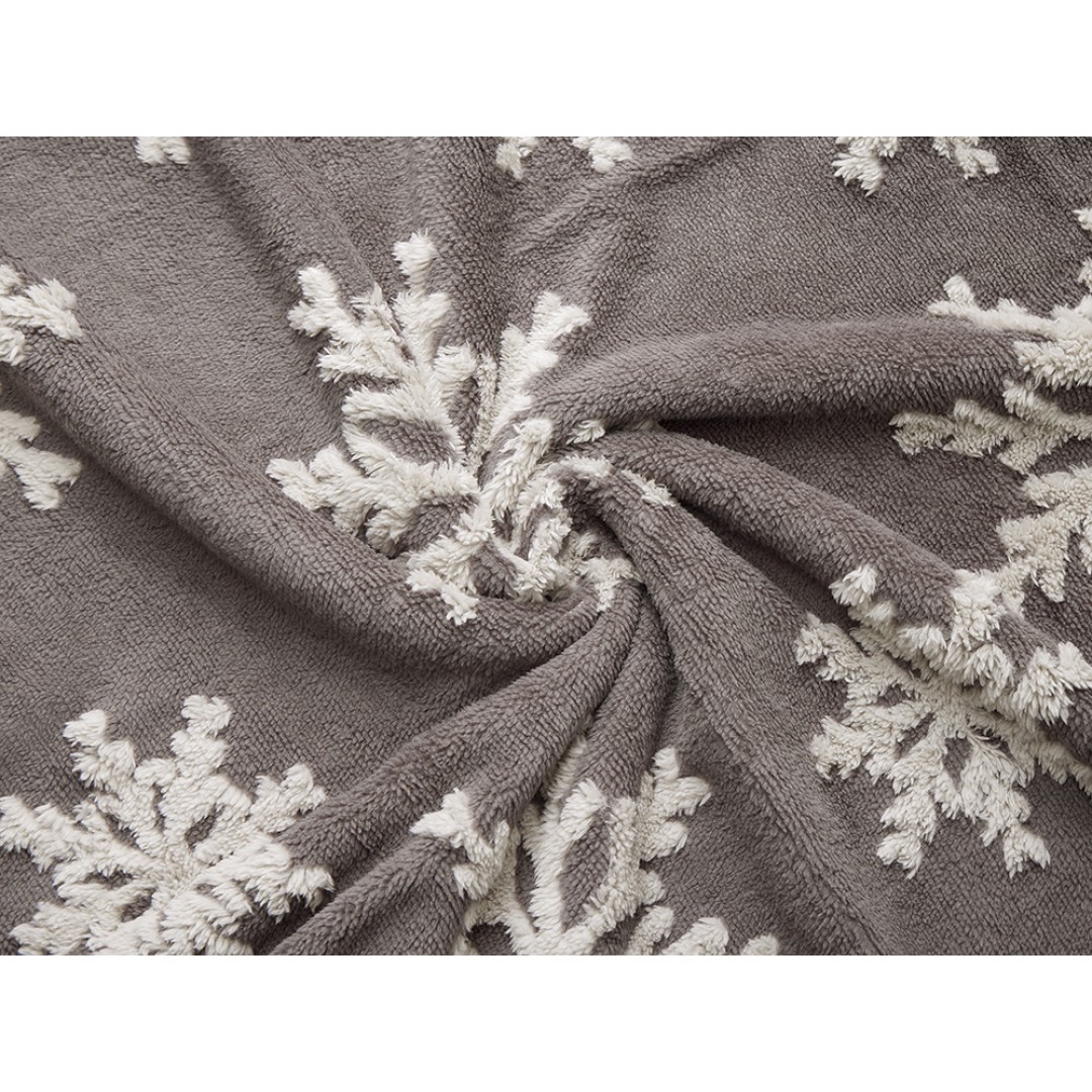 Плед Snowflake новогодний