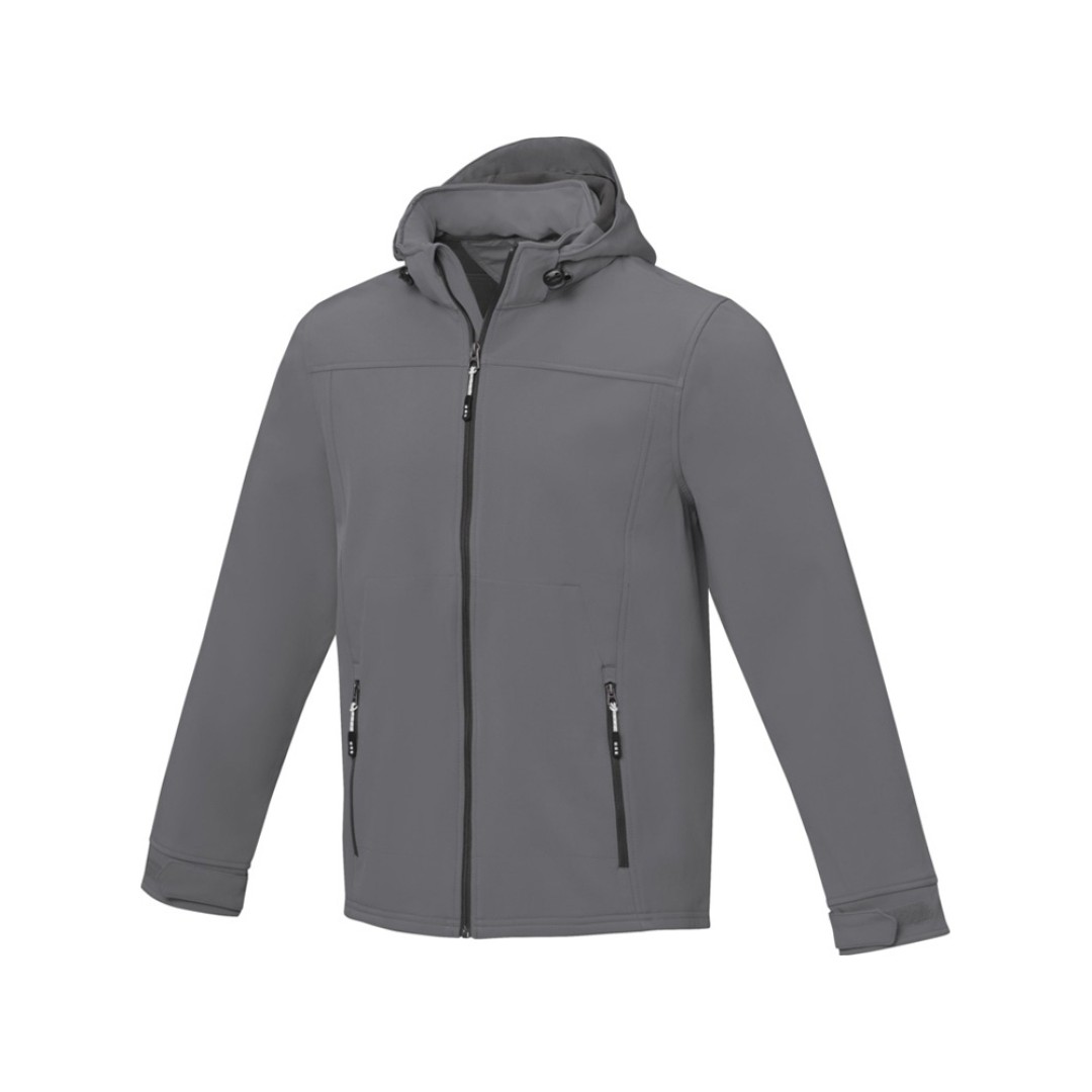 Куртка софтшел "Langley" мужская, steel grey