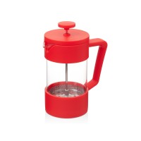 Пластиковый френч-пресс "Intense", 600мл, красный