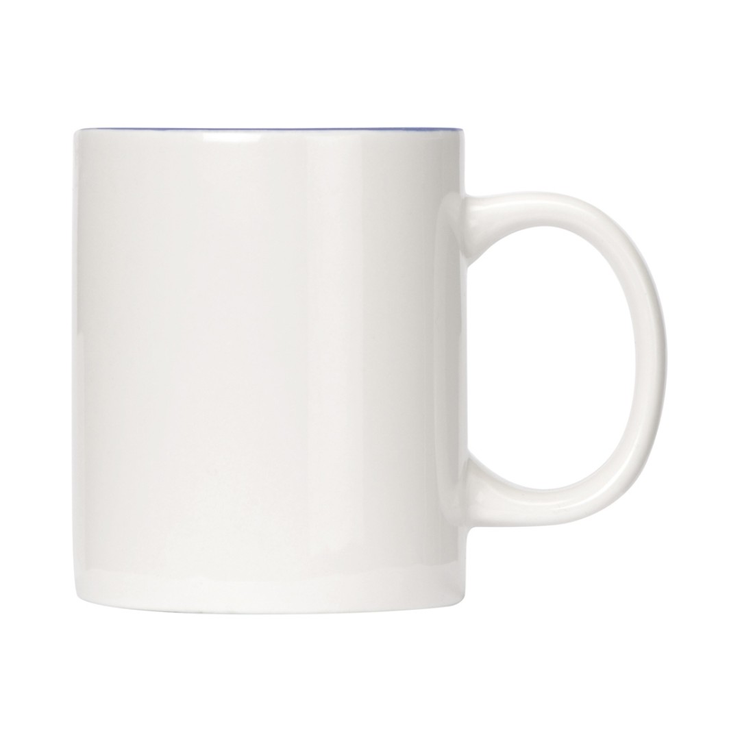 Кружка Sublime Color XL 440мл, белый/синий