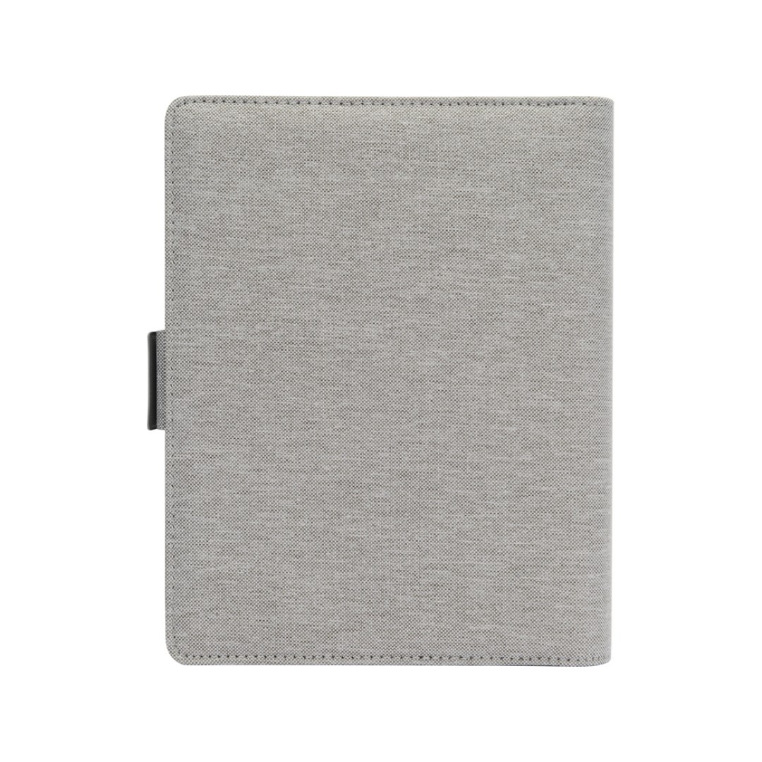 Органайзер с беспроводной зарядкой 5000 mAh "Powernote", светло-серый (P)