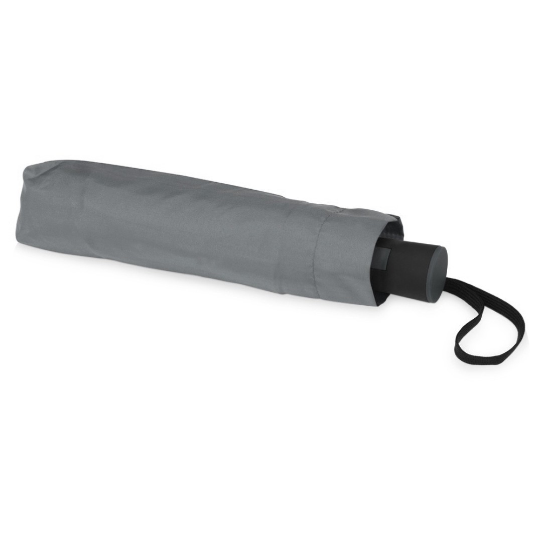 Зонт складной "Irvine", полуавтоматический, 3 сложения, с чехлом, серый
