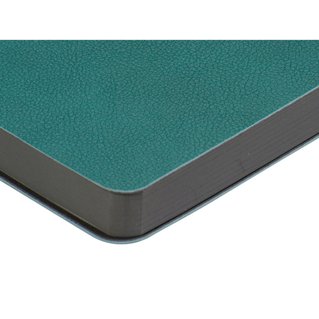 Ежедневник А5 датированный "Boston" 2026, морская волна с серым обрезом