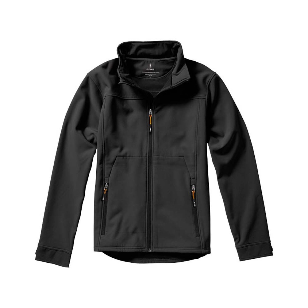 Куртка софтшел "Langley" мужская, антрацит