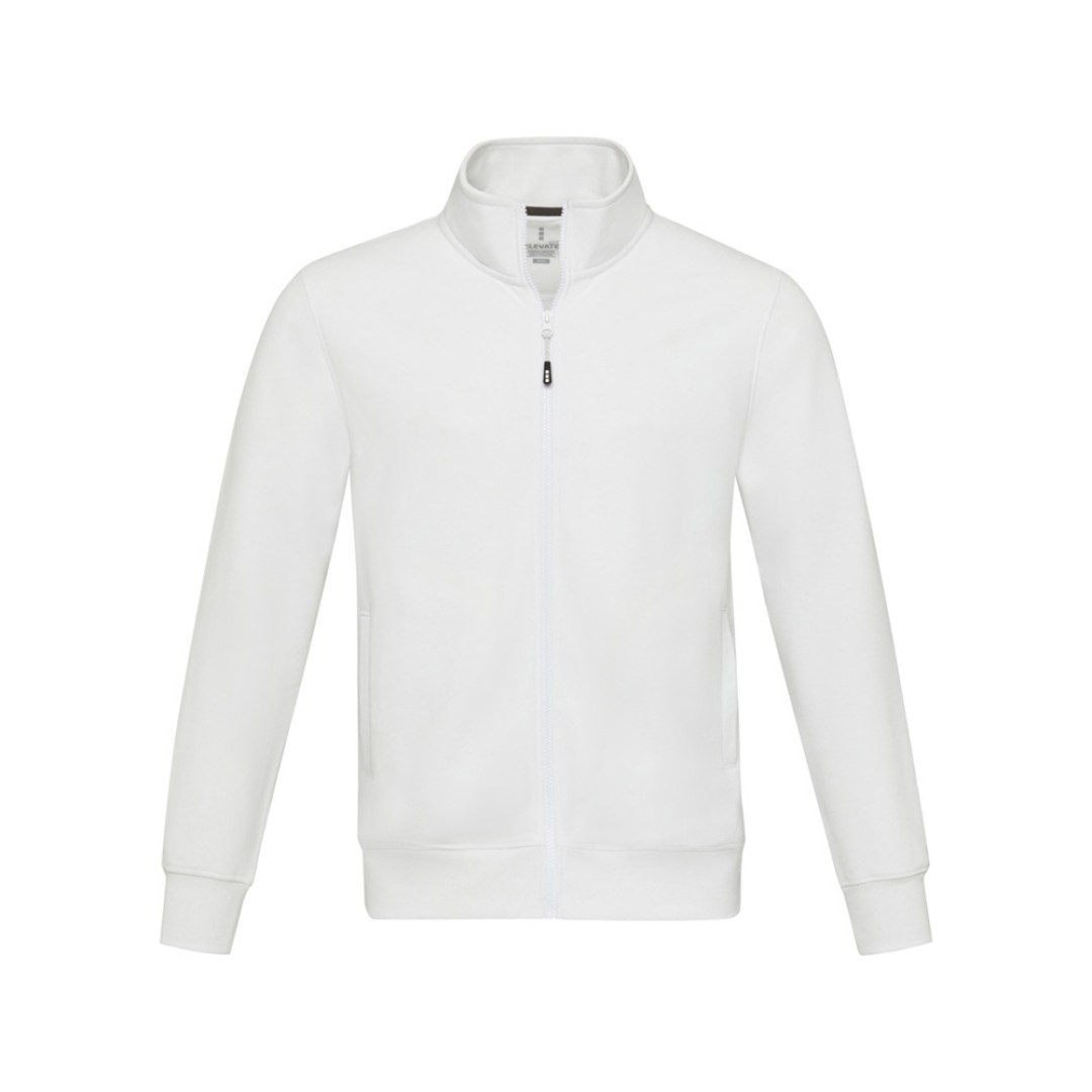Galena унисекс-свитер с полноразмерной молнией из переработанных материалов Aware™  - Белый
