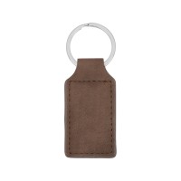 Брелок "Alen" прямоугольный, темно-коричневый