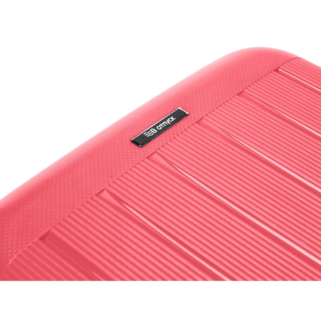 Чемодан TORBER В Отпуск, ярко-розовый, полипропилен, 65,5 х 43,5 х 26 см, 62 л