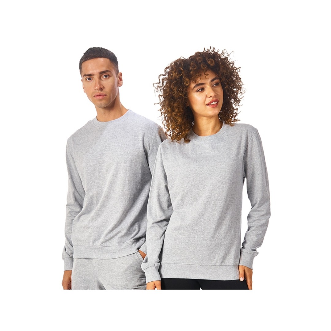 Свитшот «Warsaw» 220гр, унисекс, серый меланж