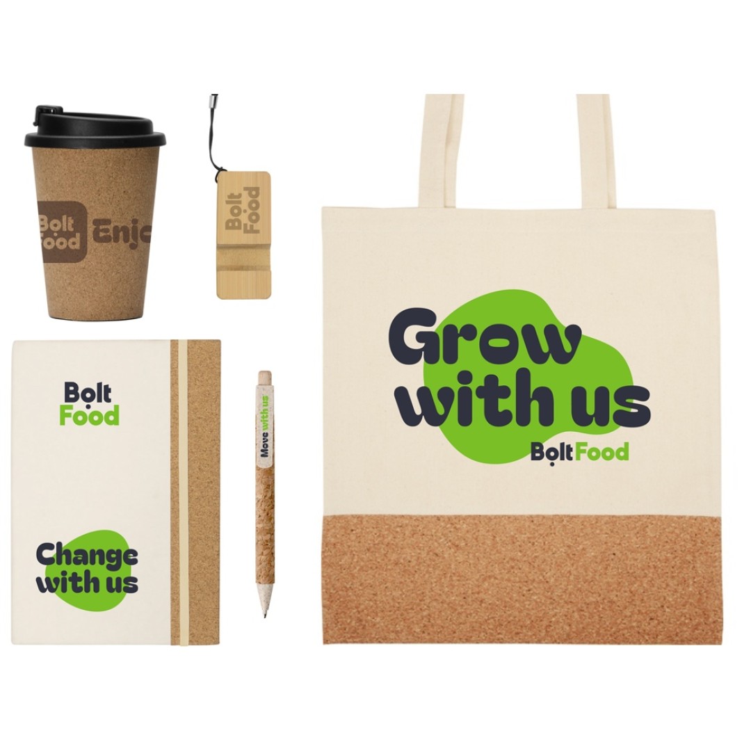 Welcome pack «Hello eco», натуральный с нанесением