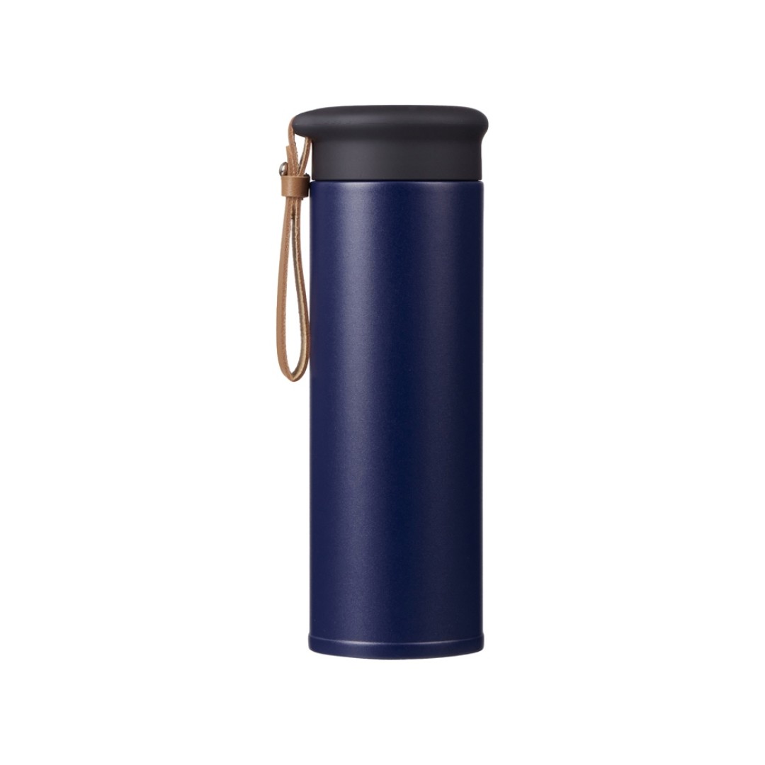 Вакуумный термос «Engage», 450 мл, тубус, темно-синий