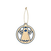 Подвеска деревянная «Рождественский ангел»