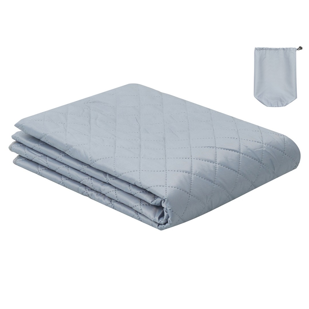 Пончо Cappy с капюшоном на липучке в мешке, серый