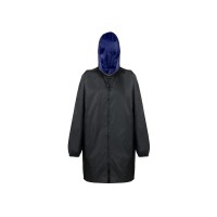 Дождевик «Bi-color» унисекс, синий классический/черный